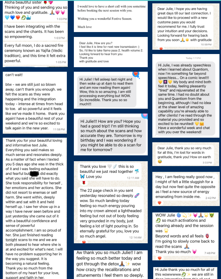 Testimonials from the Quantiom community