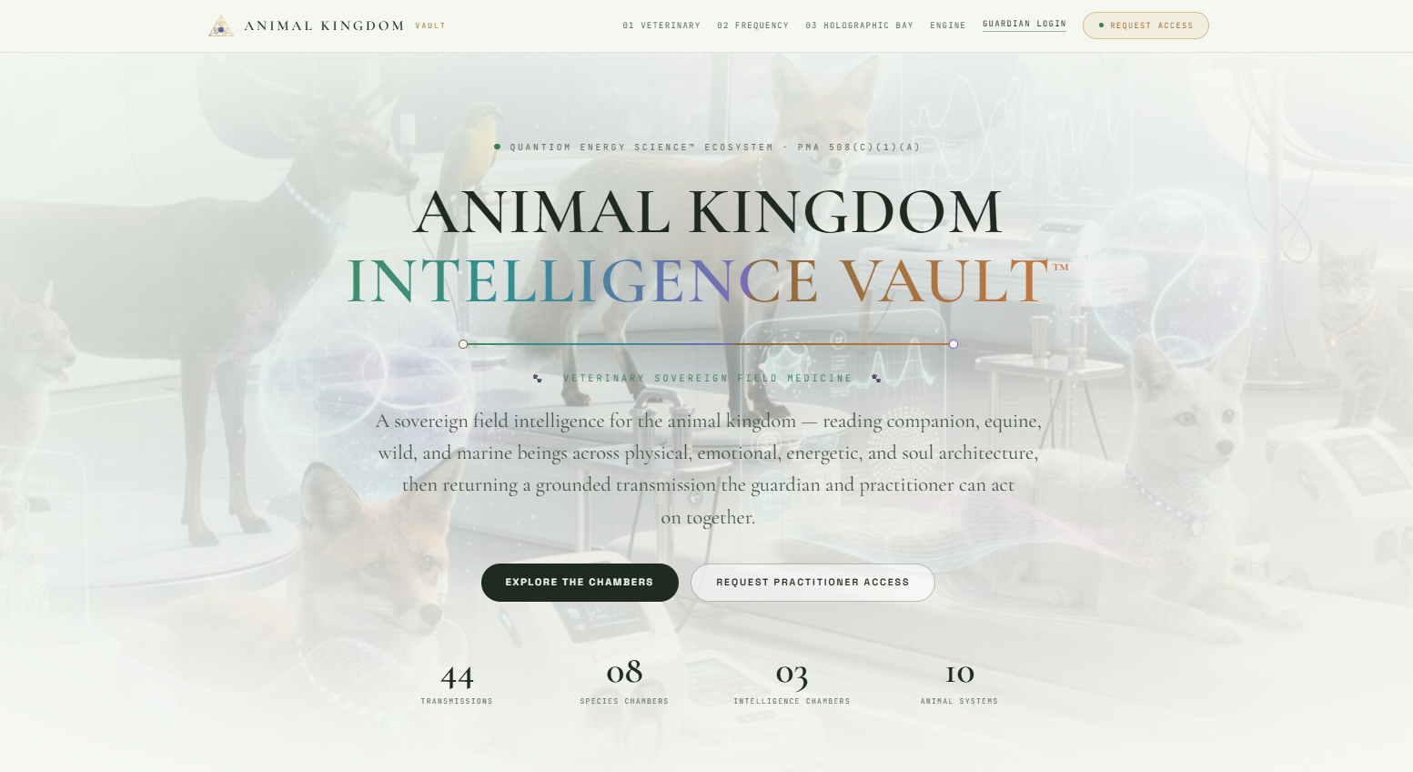 Animal Kingdom Intelligence Vault